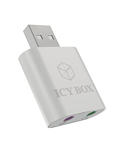 Icy Box IB-AC527 Externe USB-Soundkarte / USB zu...