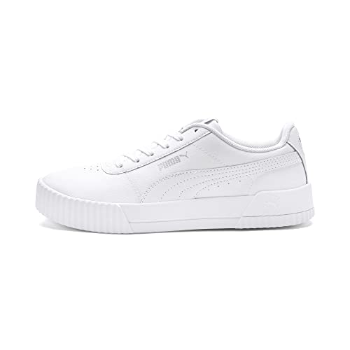PUMA Damen Carina L Sneaker, White White Silver,...