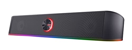 Trust Gaming Stereo Soundbar mit RGB Beleuchtung...