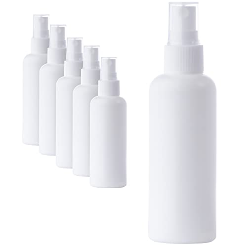 6 x 100 ml Sprühflasche Set leer in Weiß aus...