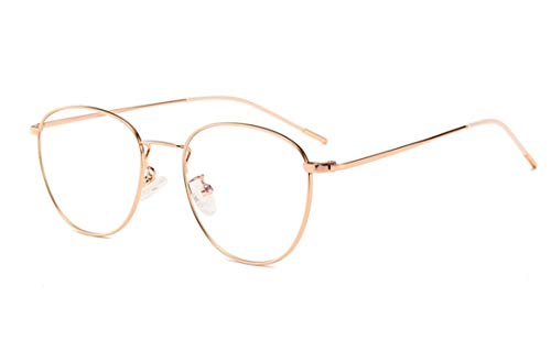 Blaulichtfilter Brille Damen Herren Metall Frame...