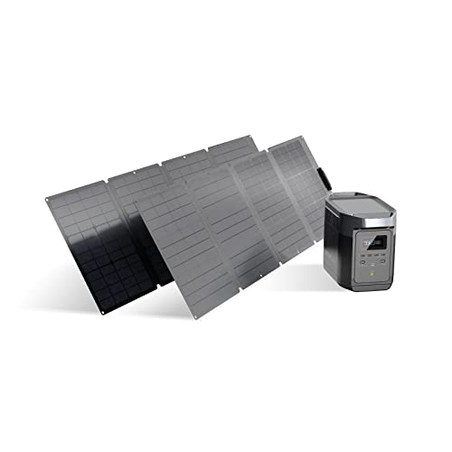 ECOFLOW Solargenerator, 1260Wh DELTA Tragbare...