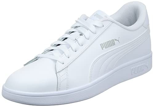 PUMA Unisex Smash V2 L Sneaker, White White, 42 EU