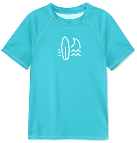 Kinder Bademode Kurzarm Uni UV-Shirt Sonnenshutz...