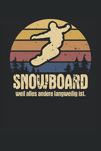Snowboard weil alles andere langweilig ist:...