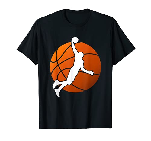 Cooles Dunking Basketball Spieler Grafik T-Shirt