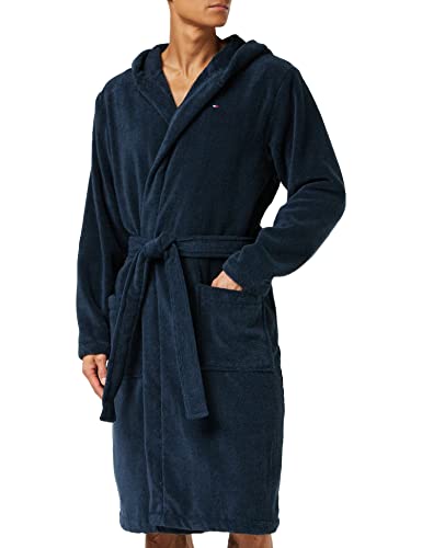 Tommy Hilfiger Herren Bademantel Hooded Bathrobe...