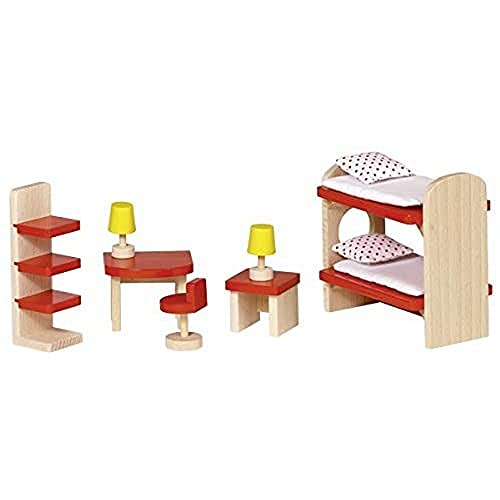 goki 51719 Puppenmöbel Kinderzimmer, Basic