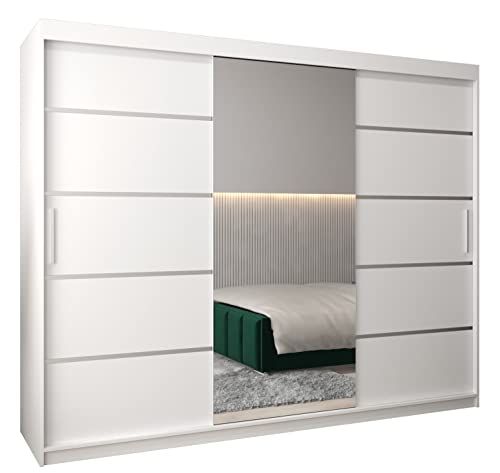 Schwebetürenschrank Verona 2-250cm mit Spiegel...