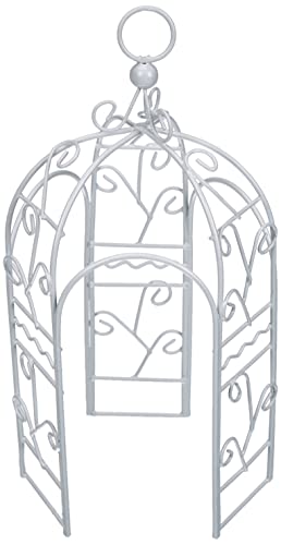 Rayher 46067102 Pavillon, Draht, weiß, 20 x 10 x...