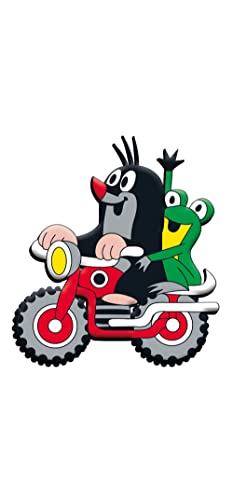 Trötsch Der kleine Maulwurf 3D-Magnet Motorrad:...