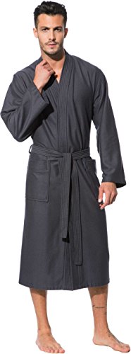 Morgenstern Kimono Bademantel Herren Saunamantel...