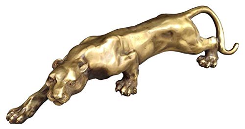 WQQLQX Statue Leopard Statue Dekoration, große...