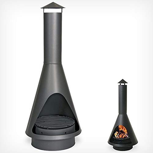 173cm Kamin Grill Gartengrill Außenkamin...
