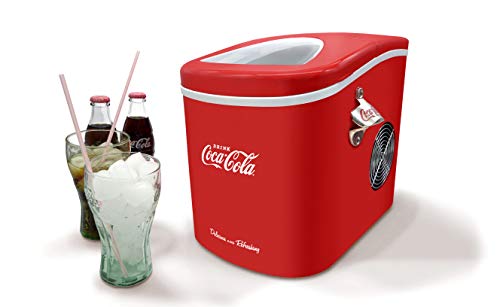 Salco Coca-Cola Eiswürfelmaschine SEB-14CC, Rot,...