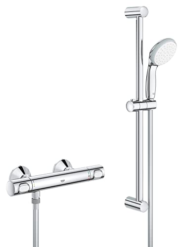 GROHE Precision Flow | Thermostat-Brausebatterie...
