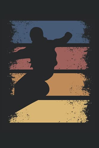 Snowboard Retro Notizbuch (liniert) Snowboarder...