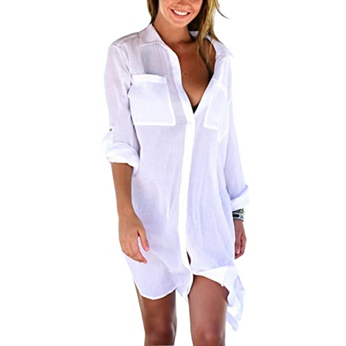 Jecarden Strandkleid Damen, Bikini Cover Up...