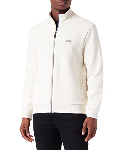 BOSS Herren Skaz 1 Sweatshirt, Open White131, L