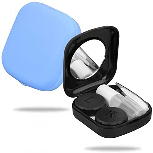 MEISO 2 Stücke Tragbarer Kontaktlinsenbehälter...