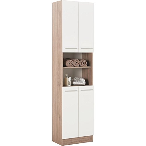 PELIPAL Quickset 380 Hochschrank, Holzdekor,...