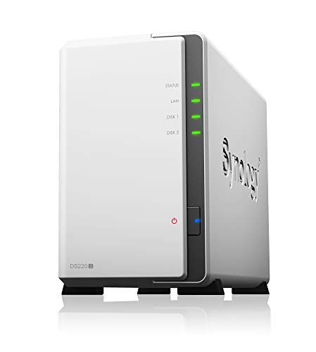 Synology DS220j 8 TB 2 Bay Desktop NAS-Lösung |...