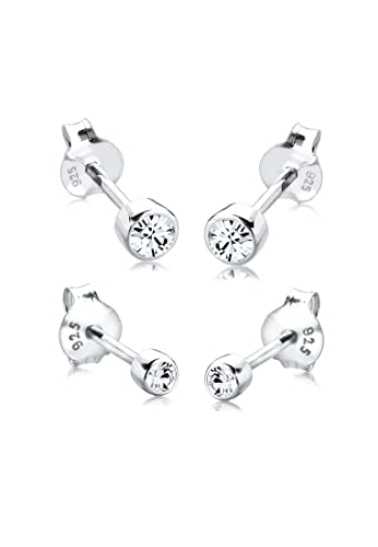 Elli Ohrringe Damen Ohrstecker 2er Set Basic mit...