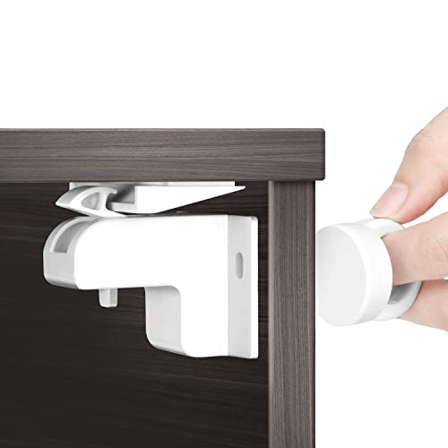 Septeamay Magnetisches Schrankschloss, 10...