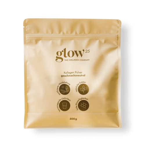 Glow25® Collagen Pulver [500g] - Bioaktives...