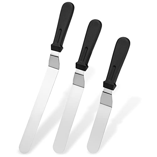 Kuchenmesser & Tortenmesser 3-Teiliges Edelstahl...