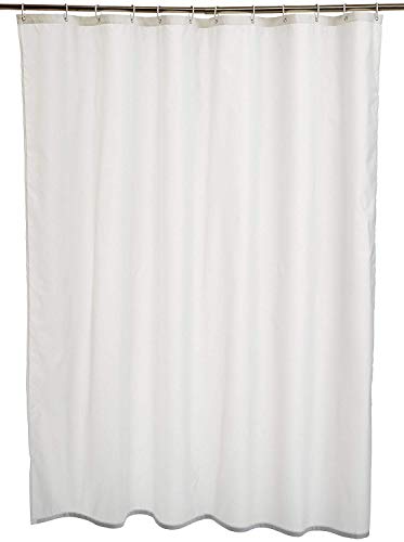 Amazon Basics Duschvorhang 180 x 200cm - Weiß,...