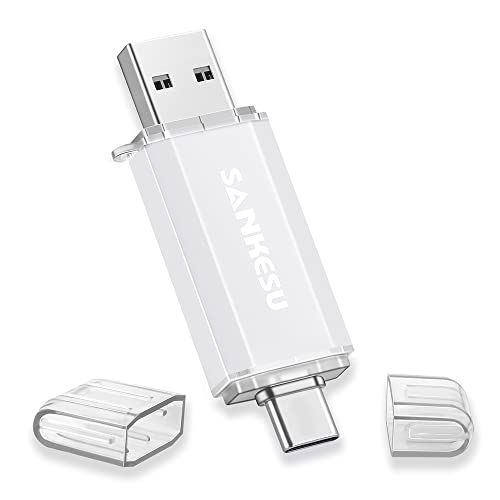 SANKESU 64GB USB Stick 3.0 USB C Flash-Laufwerke...