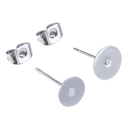 100 Stück Edelstahl Ohrringe Ohrring Stopper...