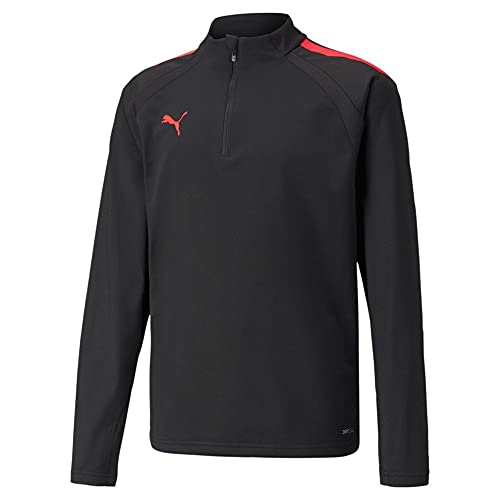 PUMA unisex-kinder Sweater, Puma Black-Sunblaze,...