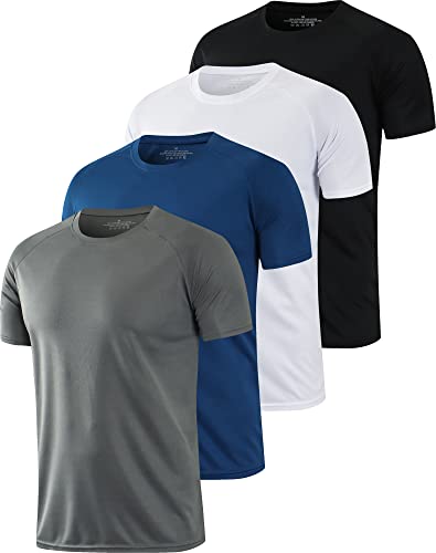 HOPLYNN 4er Mesh Funktionsshirt Herren Laufshirt...