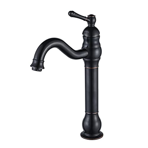 FWZZQ Wasserhahn Bad Schwarz Retro,...