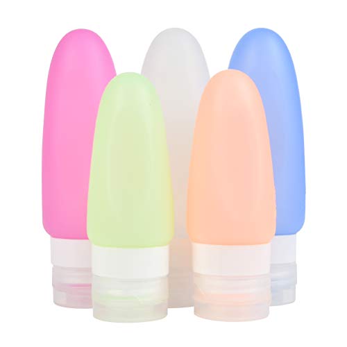 5 Stück Silikon-Quetschflasche Silikon Reise...