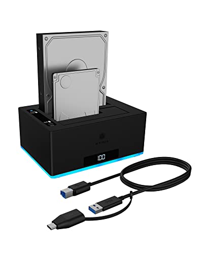 ICY BOX USB 3.0 2-Fach Festplatten Docking Station...
