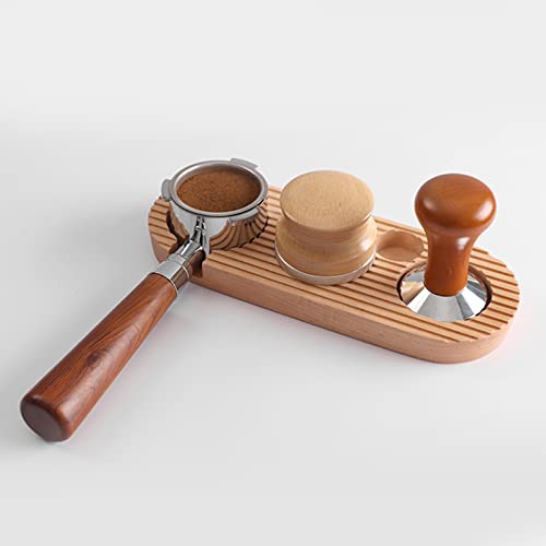 Holz-Kaffeefilter-Tamper-Halter...