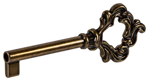 Gedotec Bartschlüssel Metall braun durchgerieben...