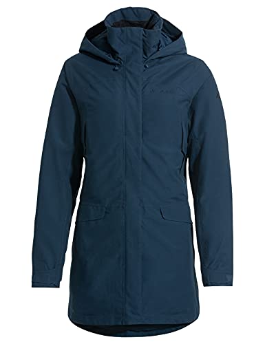 VAUDE Women's Skomer Wool Parka, dark sea, 36