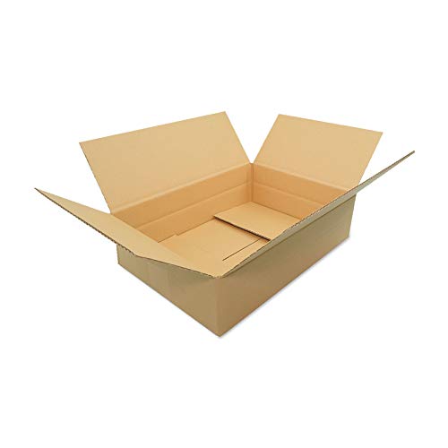 25 Verpacking Faltkartons 350x250x100mm braun KK S...