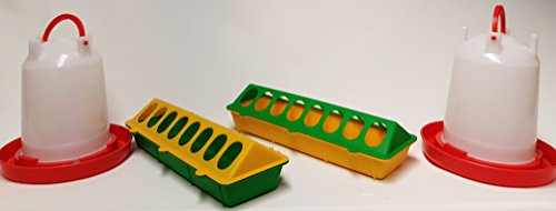 TRADEX Futtertrog Wachtel/Küken 2 x 30 cm Plus 2X...
