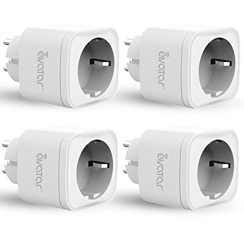 WLAN Steckdose, Alexa Smart Steckdose 4er Pack,...