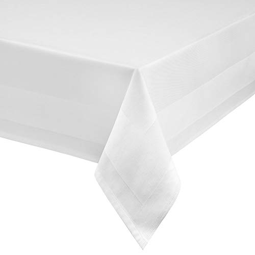 TextilDepot24 Damast Tischdecke 130 x 280 cm -...