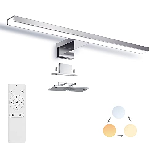 LED Spiegelleuchte Dimmbar, SOLMORE 12W 1200LM...