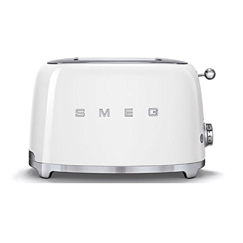 Smeg Toaster TSF01WHEU weiß, Kunststoff, 1 Liter