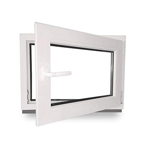 Kellerfenster - Kunststoff - Fenster - weiß -...