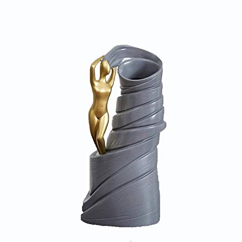 YANRUI Abstrakte Figur Statue Spiral Handwerk...