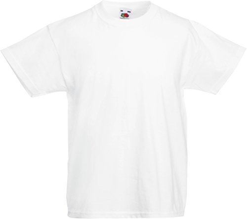 Fruit of the Loom Valueweight T Weiss 164